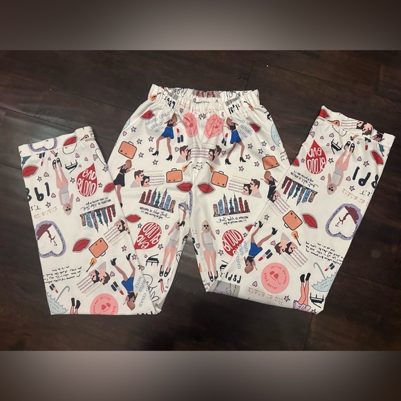 Graphic Print Lounge Pants- Taylor Swift - Picture 1 of 4